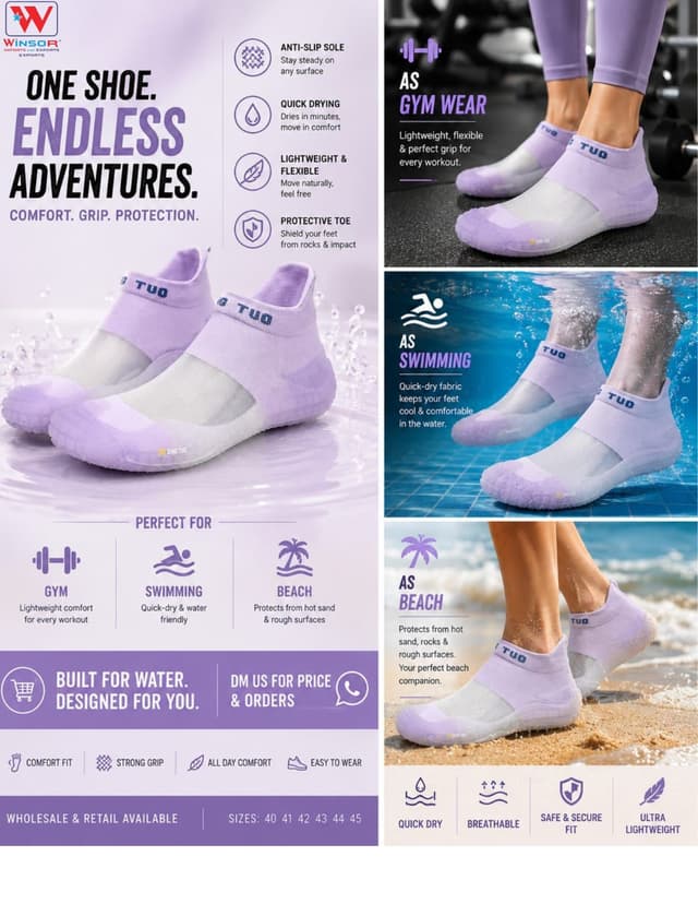 CAMESHOE AEROBIC SOCKS PERIWINKLE PURPLE