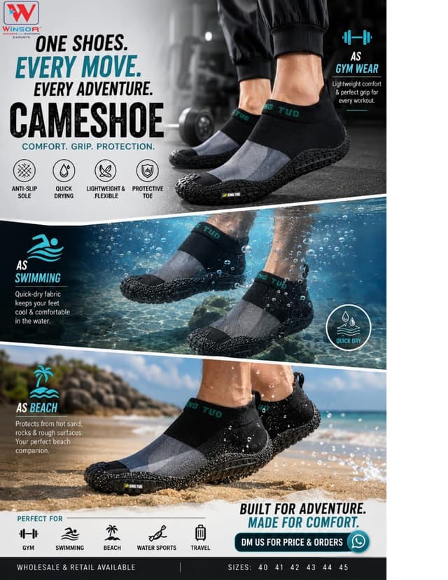 CAMESHOE AEROBIC SOCKS BLACK