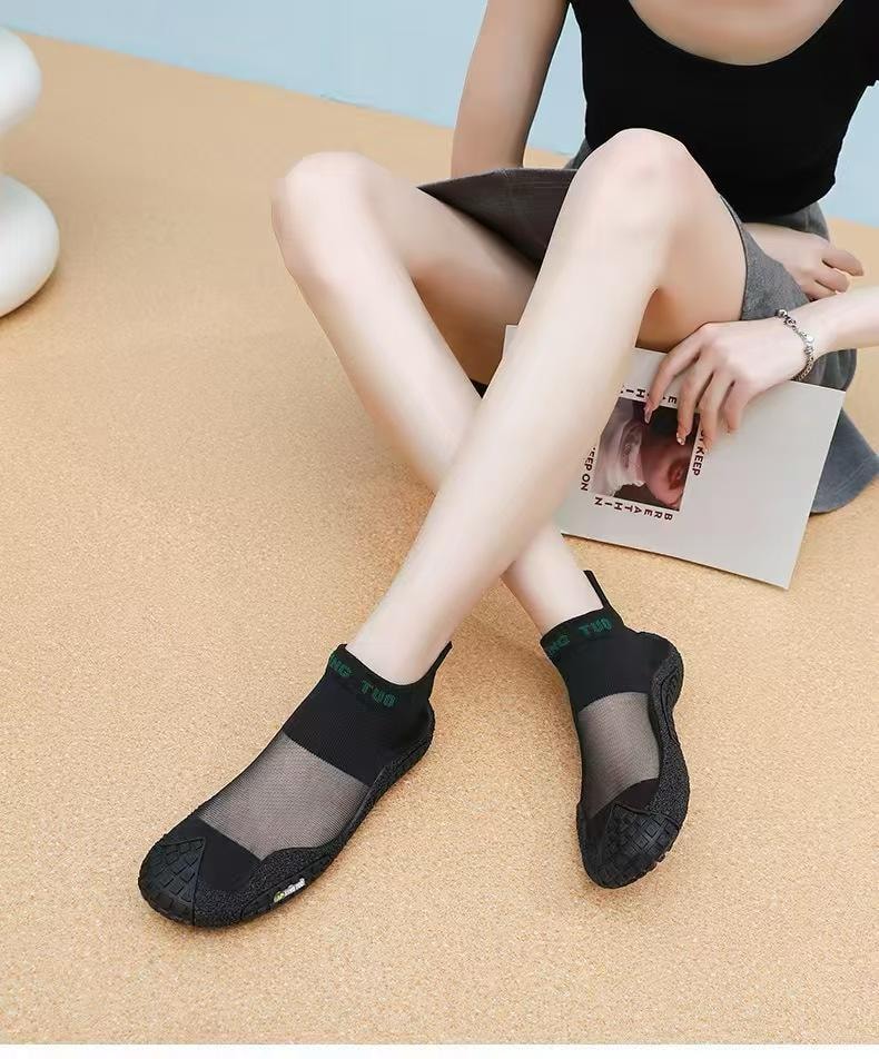 CAMESHOE AEROBIC SOCKS BLACK